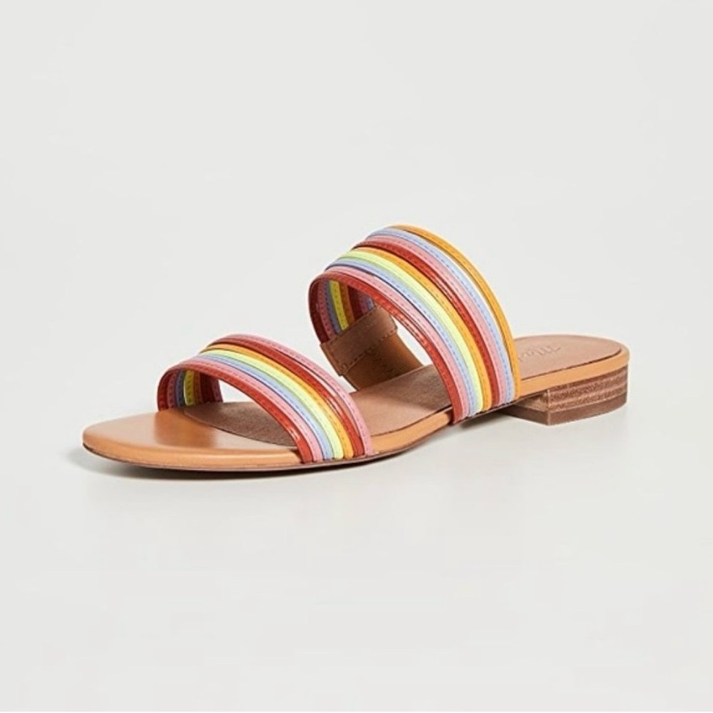 Madewell Rainbow Strap Leather sandals size 7